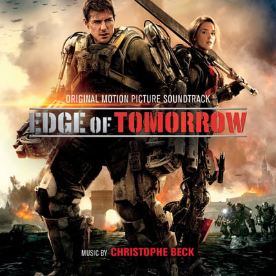 Christophe Beck - Edge Of Tomorrow (Original Motion Picture Soundtrack) (Mondo, MOND-082) • LP • Blue w/ White & Black Splatter [Translucent] • NM/VG+