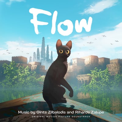 Gints Zilbalodis , Rihards Zaļupe - Flow (Original Motion Picture Soundtrack) (Mondo, MOND-335) • 12" • “Floodwater” Variant • Limited Edition