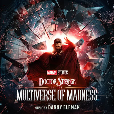 Danny Elfman - Doctor Strange In The Multiverse Of Madness (Original Motion Picture Soundtrack) (Mondo, MOND-271) • 2xLP • Red, Green, Blue Splatter 180g