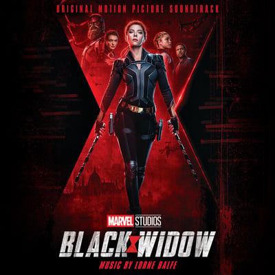 Lorne Balfe - Marvel’s Black Widow (Original Motion Picture Soundtrack) (Mondo, MOND-220) • 2x12" • Red and Black Marble • Limited Edition