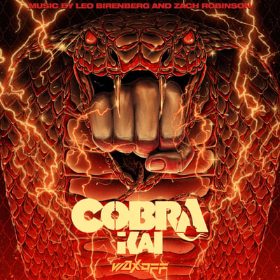 Leo Birenberg And Zach Robinson - Cobra Kai (Mondo, MOND-234) • 3xLP • Red Marble / White Marble / Blue Marble
