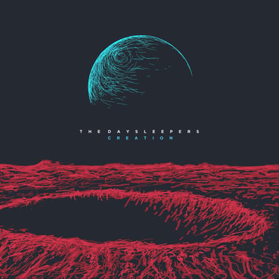 The Daysleepers - Creation (My Daydream Records, MD01) • LP • Red With Black Splatter • Limited Edition, Repress