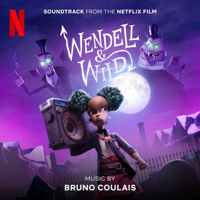 Bruno Coulais - Wendell & Wild (Soundtrack From The Netflix Film) (Netflix Music, LLC, 850053152276) • LP • 180g, Green & Purple "Demon Swirl"