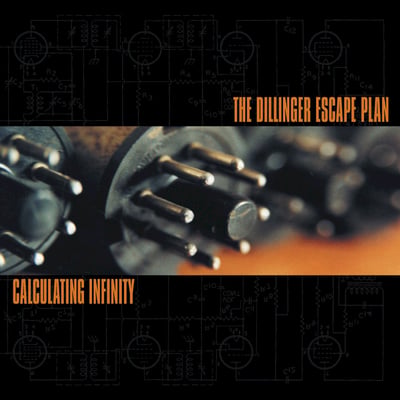 The Dillinger Escape Plan - Calculating Infinity (Relapse Records, RR6427) • LP • Orange / Black Merge • Limited Edition, Reissue