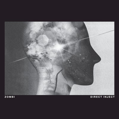 Zombi - Direct Inject (Relapse Records, RR7540) • LP • Custom Tri-Colored Merge [Black, White And Metallic Silver] With Black, White And Metallic Silver Splatter • Limited Edition