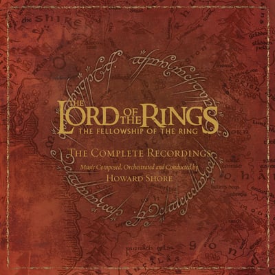 Howard Shore - The Lord Of The Rings: The Fellowship Of The Ring - The Complete Recordings (Reprise Records, RCV1-563589) • 5xLP • Red • Reissue, Limited Edition, Numbered