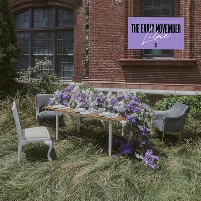 The Early November - Lilac (Rise Records, RISE 447-1) • LP • White & Coke Bottle Green Pinwheel