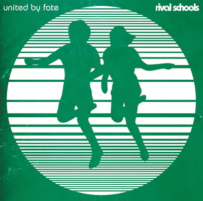 Rival Schools - United By Fate (Run For Cover Records, RFC:242) • LP • Blue & White Pinwheel • Limited Edition, Reissue