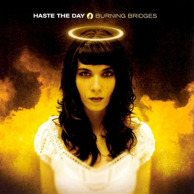 Haste The Day - Burning Bridges (Solid State, TNV95869) • LP • Half White / Half Gold • Limited Edition, Reissue, Remastered