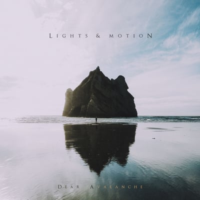 Lights & Motion - Dear Avalanche (Spartan Records, SPAR046) • 2xLP • Yellow / White / Baby Blue Starburst [Wharariki] • Limited Edition, Reissue