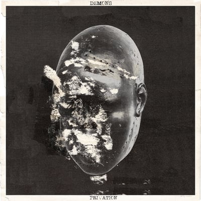 Demons - Privation (Spartan Records, SPAR069) • LP • Skull & Bones • Limited Edition