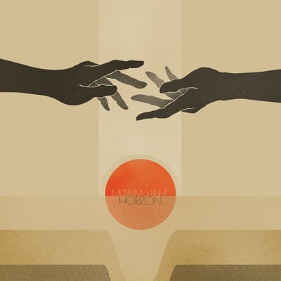 Museum Of Light - Horizon (Spartan Records, SPAR082) • LP • Nebula (Neon Orange Inside Gold And Beer Half And Half) • Limited Edition