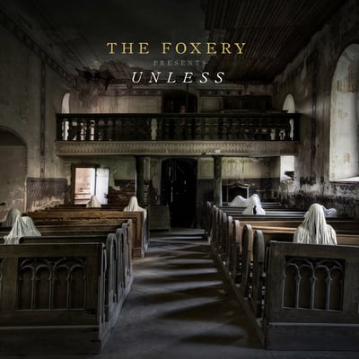 The Foxery - Unless (Spartan Records, SPAR014) • LP • Gold in Clear with Black and White Splatter • Limited Edition