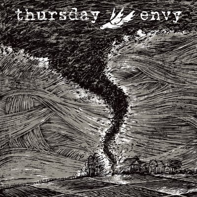 Thursday / Envy - Thursday / Envy (Temporary Residence Limited, TRR146) • LP + CD • Silver/Black Swirl w/ Screen Printed Gatefold • Limited Edition, Numbered