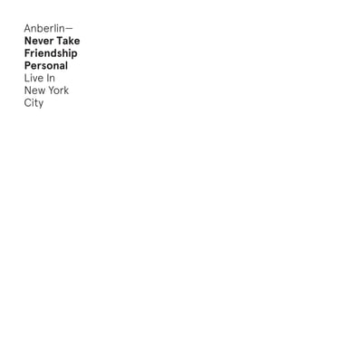 Anberlin - Cities And Never Take Friendship Personal: Live In New York City (Tooth & Nail Records, TND000046, TNV000047) • 2xLP • Orange Crush / Royal Blue • Limited Edition
