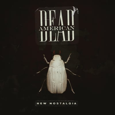 Dead American - New Nostalgia (Velocity Records, VEL044) • LP • Half Chestnut Brown Half Linen White W/ White Splatter • Limited Edition