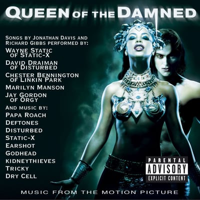 Various - Queen Of The Damned (Music From The Motion Picture) (Warner Sunset Records, 0081227806347) • 2xLP • Etched, Reissue