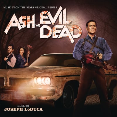 Joseph LoDuca - Evil Dead 2 (Original Motion Picture Music) (Waxwork Records, WW020) • LP • Red, Brown, and Blue Swirl [Ash] • Limited Edition, Reissue, Remastered