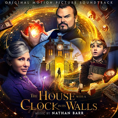 Nathan Barr - The House With A Clock In Its Walls (Original Motion Picture Music) (Waxwork Records, WW064) • 2xLP • Green & Purple Sorcery Swirl / Orange Jack 'O Lantern & Fire Swirl • Deluxe Edition