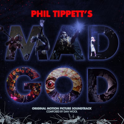 Dan Wool - Phil Tippett's Mad God (Original Motion Picture Soundtrack) (Waxwork Records, WW140) • 2xLP • Red w/ Blue And White Splatter, 180 Gram • Deluxe Edition