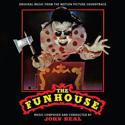John Beal - The Funhouse (Original Motion Picture Soundtrack Music) (Waxwork Records, WW170) • 2xLP • Red Translucent & Yellow Translucent Split / Blue & Purple Split • Limited Edition, Reissue