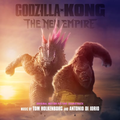 Tom Holkenborg & Antonio Di Iorio - Godzilla x Kong: The New Empire (Original Motion Picture Soundtrack) (Waxwork Records, WW210) • 2xLP • Neon Pink & Blue Swirl with Orange & Pink Splatter • Deluxe Edition, Limited Edition