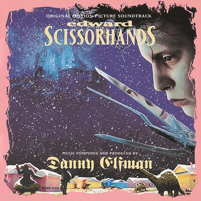 Danny Elfman - Edward Scissorhands (Waxwork Records, WW090) • LP • Blue With Black, Purple, And Blue Splatter [Ice Sculpture & Edward] • Deluxe Edition, Reissue