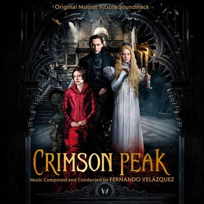 Fernando Velázquez - Crimson Peak (Waxwork Records, WW099) • 2xLP • Blue, Black, And Red Swirl, Subscriber Variant • Reissue
