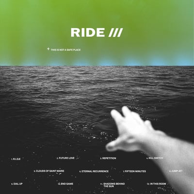 Ride - This Is Not A Safe Place (Wichita, WEBB570LP) • 2x12" • Green Splatter / Blue Splatter • Limited Edition