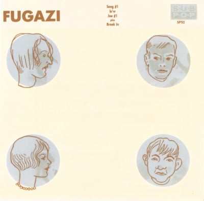 Fugazi - 3 Songs (Dischord Records, Dischord 43) • 7" • $4 plus postage • Reissue