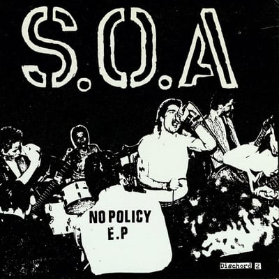 State Of Alert - No Policy E.P (Dischord Records, Dischord 2) • 7" • Green