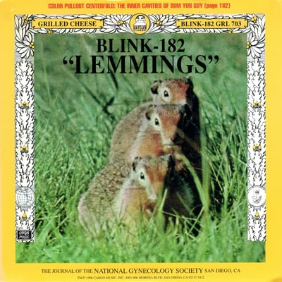 Blink-182 / Swindle - Lemmings / Going Nowhere (Grilled Cheese, GRL-703) • 7"