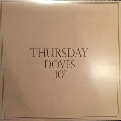 Thursday - Doves 10" (Not On Label, none) • 10" • Blue Translucent • Club Edition, Numbered
