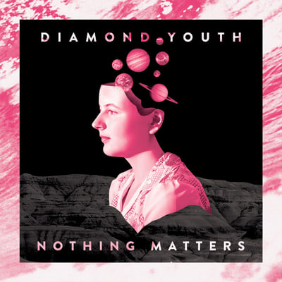 Diamond Youth - DMND (Photobooth Records, PHOTO-006) • 7" • Transitional Black/Transparent Blue Mix • Numbered