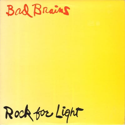 Bad Brains - Rock For Light (ORG Music, 2181) • LP • Reissue, Remastered
