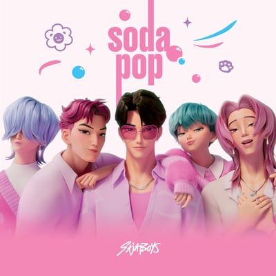 Saja Boys - Soda Pop (Republic Records, 602478853593) • 7" • Purple Translucent