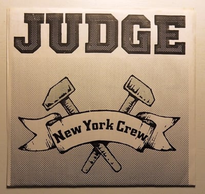 Judge - New York Crew (Revelation Records, REVELATION:14) • 7" • Blue Translucent • Reissue