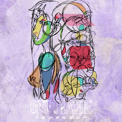 Initiate - Lavender (Triple-B Records, TBR-131) • 12" • Clear With Purple Splatter