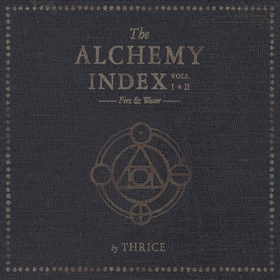 Thrice - The Alchemy Index Vols. I ● II (Fire & Water) (Vagrant, VR478) • 2xLP • Orange Translucent / Sea Blue • Limited Edition, Reissue, Special Edition