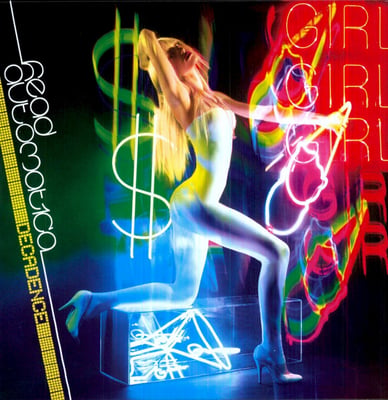 Head Automatica - Decadence (Warner Bros. Records, 48631-1) • LP • Half Blue/Half Green • Limited Edition