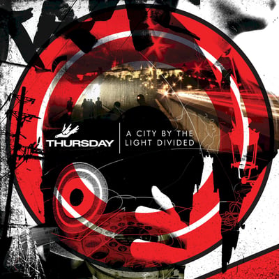 Thursday - A City By The Light Divided (Island Records, B0016670-01) • 2xLP • Red/Black/White Swirl • Limited Edition, Reissue