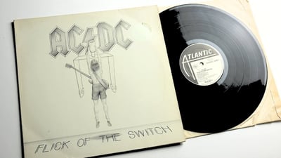 AC/DC - Flick Of The Switch (Atlantic, 78-0100-1) • LP • Embossed Sleeve