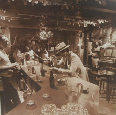 Led Zeppelin - In Through the Out Door (Swan Song, XSS 16002) • LP • "E" printed on the sleeve