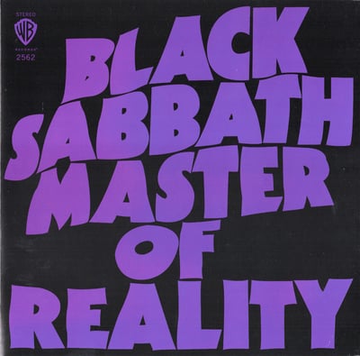 Black Sabbath - Master of Reality (Rhino, RR1 2562) • LP