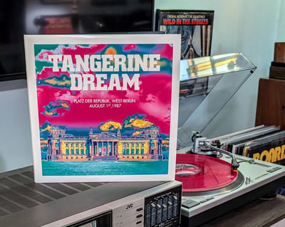Tangerine Dream - Platz Der Republik, West Berlin, August 1st, 1987 (Culture Factory, 783 858) • 3xLP • 1st press • Magenta, Dark Yellow, Turquoise Transparent • Remastered, Limited Edition