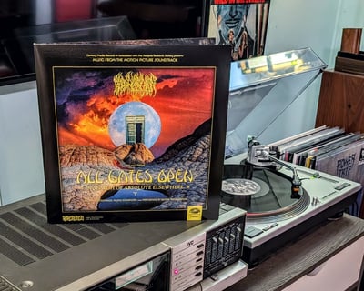 Blood Incantation - Themes from All Gates Open - In Search of Absolute Elsewhere (Century Media, 19958437621) • 2xLP + Blu-Ray • 1st press • 2nd LP Single Sided, Etched • Music from the Motion Picture Soundtrack