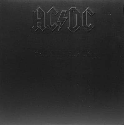 AC/DC - Back In Black (Atlantic, SD 16018) • LP • Specialty Pressing, Embossed Cover, Grey Print • VG+/VG+ • US