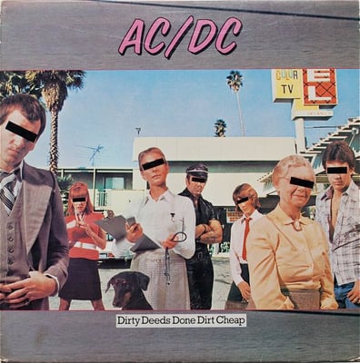 AC/DC - Dirty Deeds Done Dirt Cheap (Atlantic, SD 16033) • LP • Specialty Records Pressing • G/G • Reissue • US