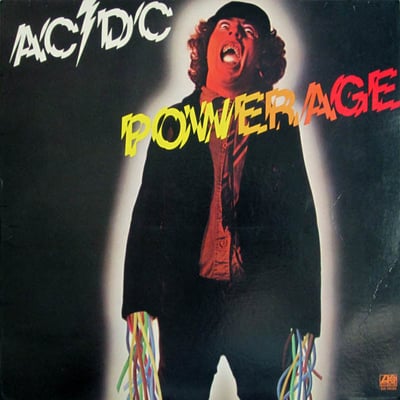 AC/DC - Powerage (Atlantic, SD 19180) • LP • Presswell (PR) • G/G • US