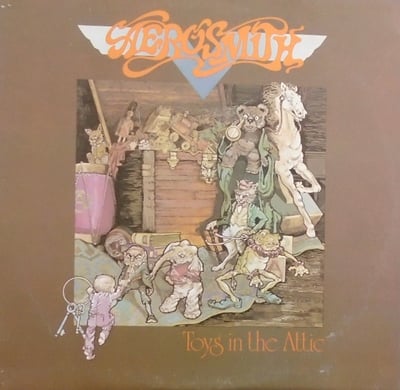 Aerosmith - Toys In The Attic (Columbia, PC 33479) • LP • Pitman Pressing, First Sleeve • G/G • US